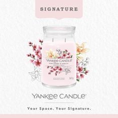 Yankee Candle Dišeča sveča Podpis v kozarcu velika Pink Cherry &amp