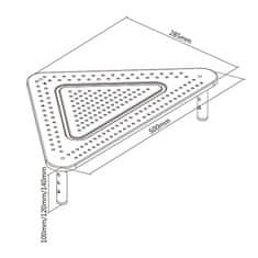 Gembird Nosilec za stojalo za monitor MS-TABLE-02, črn