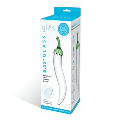 Glas - Naturals Stekleni dildo s čilijem