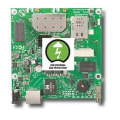 Mikrotik RouterBoard RB912UAG-5HPnD 600 MHz, 1x miniPCIe, 2x MMCX, 1x LAN, 1x USB, 1x SIM, vključno z L4