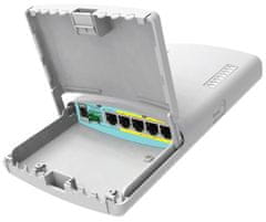 Mikrotik RouterBoard RB960PGS-PB PowerBox Pro 5xGLAN (4x PoE-OUT), zunanji, nap. adapter, ROS L4, montažni set