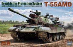 RFM maketa-miniatura T-55AMD Drozd APS w/workable track links • maketa-miniatura 1:35 tanki in oklepniki • Level 4