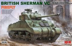 RFM maketa-miniatura British Sherman VC Firefly • maketa-miniatura 1:35 tanki in oklepniki • Level 4