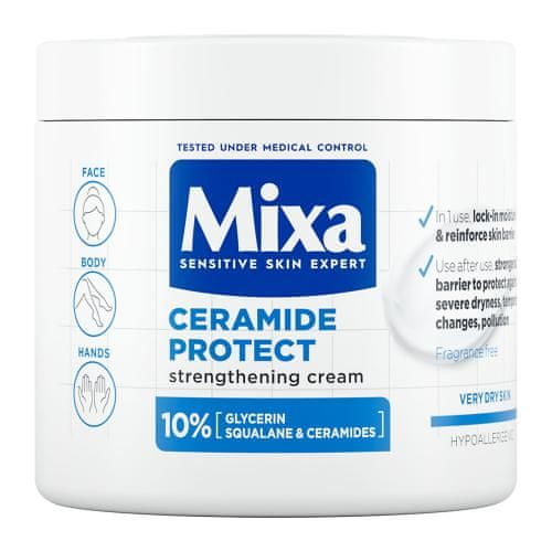 Mixa Ceramide Protect Strengthening Cream krema za telo za krepitev zaščitne bariere kože za ženske