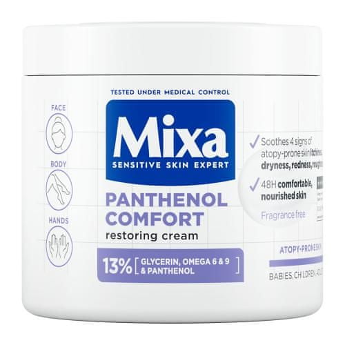 Mixa Panthenol Comfort Restoring Cream obnovitvena krema za telo za kožo, nagnjeno k atopiji unisex