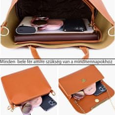 Dollcini Klasična ženska torbica, ženske torbe, nahrbtnik za čez telo, ženska torba za čez ramo, nepremočljiva, torba iz PU usnja, elegantna torba, potovanja/služba/vsak dan,temno roza