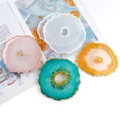 Artline Epoxy Resin Silikonski kalup - Geode Coaster, 13x13 cm