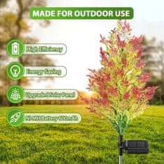 HOME & MARKER® Solarna svetilka v obliki ciprese, Solarna luč, Dekorativna svetilka | CUPRESSUS
