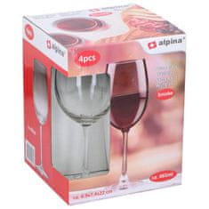 Alpina Komplet kozarcev za vino 4 kosi 465 ml dim ED-224043