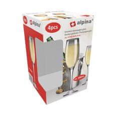 Alpina Kozarec za šampanjec - dimljen 4pcsED-224045