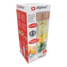 Alpina Steklena steklenica termos iz borosilikatnega stekla 450 ml ED-226751