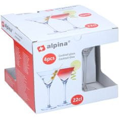 Alpina Kozarci za koktajle 220 ml komplet 4 kosovED-249631