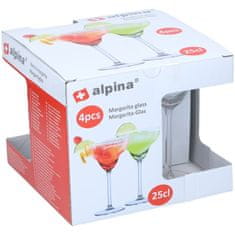 Alpina Kozarci za margarito in koktajle 250 ml komplet 4 ED-249632