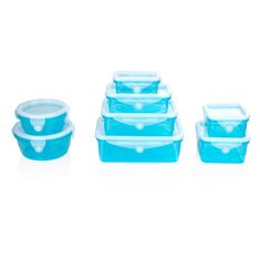 Alpina Škatla za živila 8 kosov modraED-225424blue