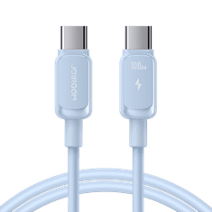Joyroom Kabel USB-C - USB-C 100W 1,2 m modri