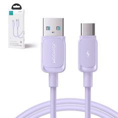 Joyroom Kabel USB-A - USB-C 3A 1,2 m, vijoličen