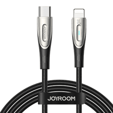 shumee Joyroom Star-Light Series SA27-CL3 USB-C / Lightning 30W 1,2 m kabel - črn