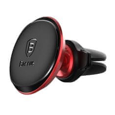 BASEUS Nosilec za avto, magnetni nosilec za telefon Baseus (rdeč)