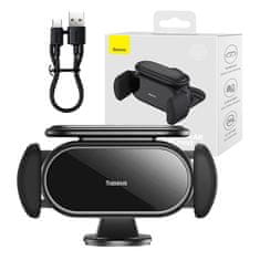 BASEUS Steel Cannon Pro nosilec za električni avtomobil s solarnim polnilnikom (črn)