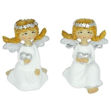Rayher.	 Božični angel z zvezdno krono, 8cm