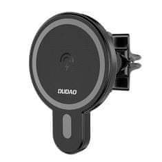 DUDAO Magnetni nosilec za avto Dudao F13 z indukcijskim polnilnikom Qi, 15 W (črn)