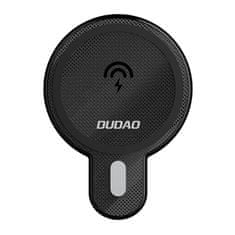 DUDAO Magnetni nosilec za avto Dudao F13 z indukcijskim polnilnikom Qi, 15 W (črn)
