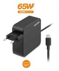Aligator Polnilec za ntb USB-C 65W bk