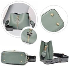 Dollcini Ženska torbica, Elegantna ženska torba, Torba iz PU usnja, Casual, Torba za ženske/potovanja/službene/za vsak dan, črna mešanica