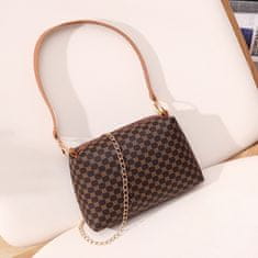 Dollcini Ženska torba za čez ramo, Elegantna ženska torba, Torba iz PU usnja, Casual, Torba, Za ženske/Potovanja/Delo/Vsak dan, rjava mešanica