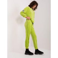 ITALY MODA Ženski komplet s hlačami ODENA limetno zelena DHJ-KMPL-8328.86_403764 Univerzalni