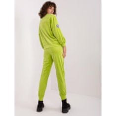 ITALY MODA Ženski komplet s hlačami ODENA limetno zelena DHJ-KMPL-8328.86_403764 Univerzalni