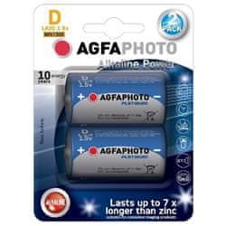 Agfaphoto Power alkalna baterija 1,5 V, LR20/D, blister 2 kosa