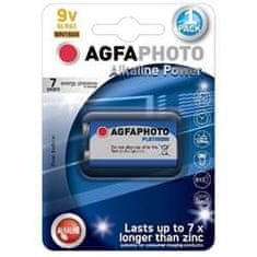 Agfaphoto Power alkalna baterija 9V, blister 1 kos