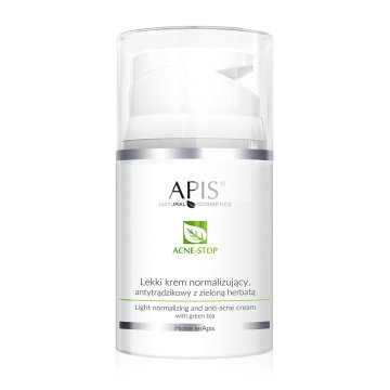 Apis Acne-Stop Home Terapis Light normalizirajoča krema proti aknam z zelenim čajem 50 ml