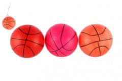 Teddies Košarkarska žoga gumijasta 8,5 cm - mešanica barv