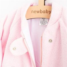 NEW BABY Otroška frotirna spalna vreča medvedek roza - 80 (9-12m)