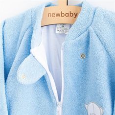 NEW BABY Nova otroška spalna vreča za medvedka iz modrega frotirja - 74 (6-9m)