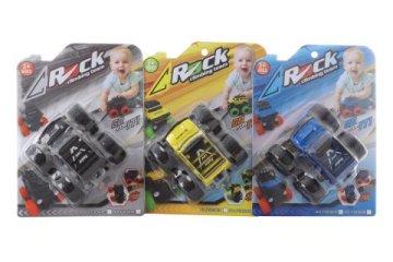 Jeep na vztrajniku kovinsko-plastikova velika kolesa