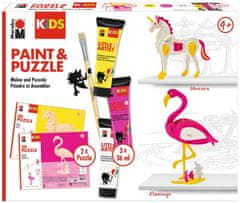 Marabu KiDS Mali umetnik Paint&amp;Puzzle - Enorog