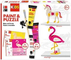 Marabu KiDS Mali umetnik Paint&Puzzle - Enorog