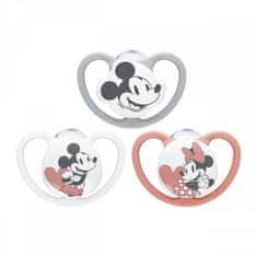 Nuk Space 0-6m Disney Mickey Mouse Grey - 0-6m