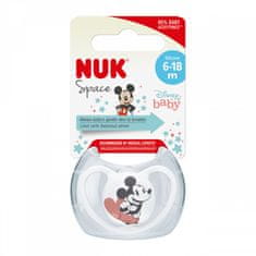 Nuk Vesolje Disney Mickey Mouse dude 6-18m White - 6-18m