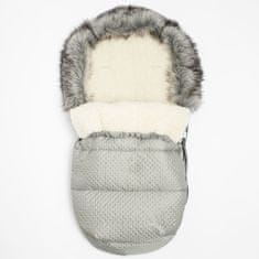 NEW BABY Novi otroški volneni sivi zimski plašč Lux