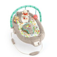 Bright Starts Winnie the Pooh Dots &amp; Hunny Vibracijski ležalnik 0 m +, do 9 kg