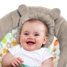 Bright Starts Winnie the Pooh Dots &amp; Hunny Vibracijski ležalnik 0 m +, do 9 kg