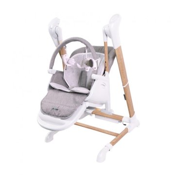 Bo Jungle jedilni stol B-SWINGING CHAIR Pure White 2v1