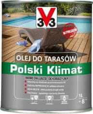 shumee Brezbarvno zaščitno olje za lesene terase 1l