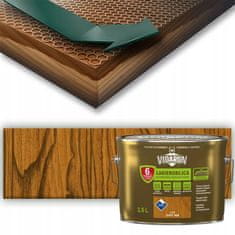 shumee Zaščitni lak za lesno lazuro zlati hrast 2,5 l