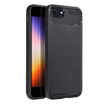 OEM CARBON PREMIUM etui za IPHONE 7 / 8 / SE 2020 / SE 2022 črn