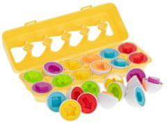 WOWO Sestavljanka v obliki jajca - Educational Puzzle Sorter, 12 kosov